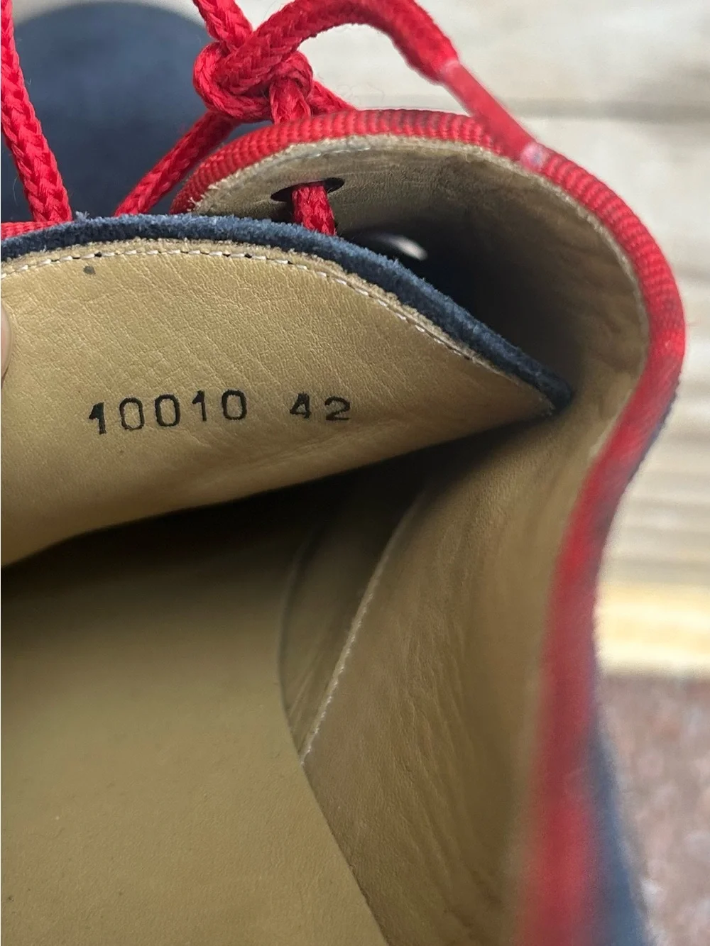 OBACH Shoemaker Navy Suede Derby Shoes EU 42
